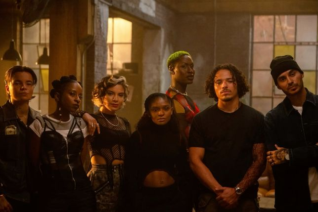 The main cast of Marvel’s Ironheart series including Riri Williams and Zelma Stanton